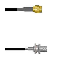 Amphenol Custom Cable Q-3B0040003024i RF Cable Assemblies SMA-SP/BNC-SJB G174 24I