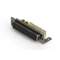 EDAC 630-43W2240-4NC Mixed Contact D-Sub Connectors Right-angle Power Combo D-Sub Connector