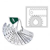 INSIZE 4860-112 Gear Tooth Pitch Gages (5-12mm)