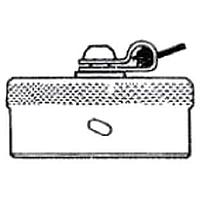 Amphenol Socapex RJFC7B Cap Jam Nut Recept Cap RJ45 Cat5e Black