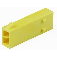 Molex 215922-0441 Plug Housing Micro-Fit+ Versa Color Plug Housing Dual Row 4 Ckts Free Hanging GloWire Ylw