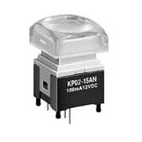 NKK Switches KP0215ANBKG036E-2SJB Standard Switches MINIATURE ILLUMINATED PUSHBUTTON