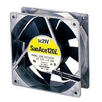 Sanyo Denki 9GL1224M1D01 Axial Axial Fan, 120x120x38mm, 24VDC, Long Life, Ribless, Lock Rotor Sensor