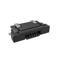 Amphenol FCI SFV5R-1STE1HLF Board Mount 0.50mm Flex Connector, SFV-R Series, 5 Position, Bottom Side Contact, Side Entry Surface Mount ZIF Connector, Halogen Free, Lead Free