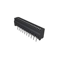Amphenol FCI HLW20S-2C7LF Board Mount 1.00mm Flex Connectors, HLW-S series, 20 Position, Top Entry Non-ZIF Connector, 1mm (0.039inch) Pitch, Kinked Terminal