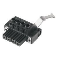 Weidmuller 1933480000 Headers & Wire Housings BVZ 7.62HP/04/180SH210C SN BK BX