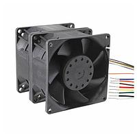Delta Electronics, Inc. GFC0812DW-TD2G Tubeaxial Fan, 80x76mm, 12VDC, 177.1CFM, 99.24W, 8.27A, 80dBA, Ball, 4-Leads, Tach/PWM
