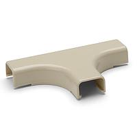 HellermannTyton TSR1I-21 Wire Ducting & Raceways Tee Cover, 1" Bend Radius, PVC, Ivory, 1/bg