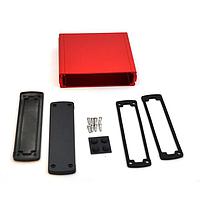 Bud Industries EXN-23360-RD PCB Enclosure Extruded Aluminum Enclosure Red (1.6 X 5.8 X 5.1 In)