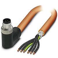 PHOENIX CONTACT 1414933 Sensor Cables / Actuator Cables 6POS Power Cable Orange 1.5m