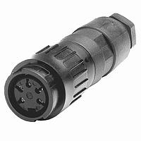 Amphenol Tuchel T 3278 504 Connectors FEMALE STRAIGHT CONN 3C SILVER 4-6MM