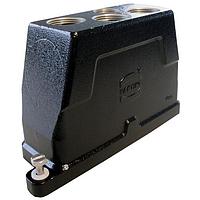 HARTING 09400240472 Heavy Duty Power Connectors Han 24 HPR Hood Top 4xPG 21/16 scr