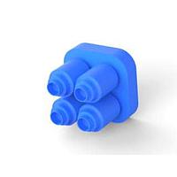 AMP Connectors - TE Connectivity 1586359-4 Accessories 4P GANG WIRE SEAL MINI