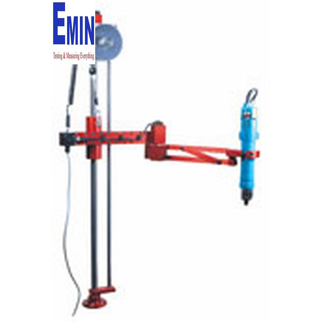 Torque arm used to support assembly tools in industrial fastening applications