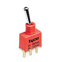 Alcoswitch - TE Connectivity AE101SD1CQ04 Toggle Switches SPDT 5AMP T/H TOGGLE SWITCH