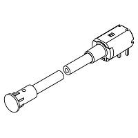 BIVAR FLPR2.0-SBC Flexible Light Pipes with LEDs Flexible Light Pipe Assembly, 1mm. Fiber Optic Core, Right Angle, 4.2mm. Dia. Low Profile Lens, 2.0in. Length, 3mm LED, Super Bi-Color Red/Green