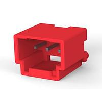 AMP Connectors - TE Connectivity 3-1971800-3 Shrouded GI CONN 2.5 HDR 3P RED