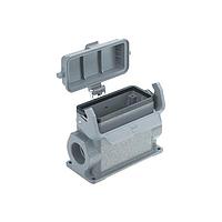 HARTING 09300160255 Housings HAN 16B SNG LOCK LEV METAL HSG