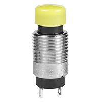 NKK Switches SB4011NOM-2E Pushbutton Switches SPST OFF(ON) SOLDER LUG 3A .394 YLLW CAP