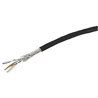 HARTING 09456000541 Cat 6a Cable - Cat6a, 4x2xAWG26/7, Outdoor, PVC black, 50m ring