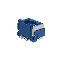 Molex 502584-0464 Receptacle 1.5mm CLIK-Mate Rcpt SR SrfMnt 4Ckt Blue