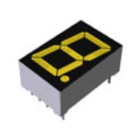ROHM Semiconductor LA-601XB LED Displays LED #1 DIGIT DISP .6" CA 589 YELLOW