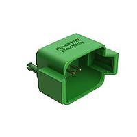 Amphenol SINE Systems AT04-08PC-BM04 Connectors AT RCPT 8P (Ni) PCB BRD MNT POTING GN