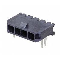 Adam Tech DML-1-05-A-H-T-A-BL Shrouded CONN HEADER R/A 5POS 3MM