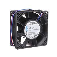 ebm-papst 3214J/2H4PU Axial Fan DC Tubeaxial Fan, 92x92x38mm, 24VDC, 168CFM, 12W, 76dBA, 13000RPM, Lead Wires