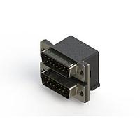 EDAC 661-015-364-001 Dual Port D-Sub Connectors Right-angle Dual Port D-Sub Connector