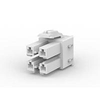 AMP Connectors - TE Connectivity 179861-1 Plug Housing AMP POWER D/LOCK PLUG HSG 4P