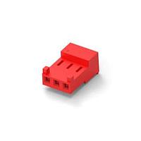 AMP Connectors - TE Connectivity 3-644463-3 Receptacle Assembly 3P CONN ASSY 22 AWG RED