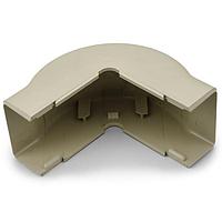 HellermannTyton TSR3I-29-1 Wire Ducting & Raceways External Corner Cover, 1-3/4", 1" Bend Radius, PVC, Ivory, 1/bg