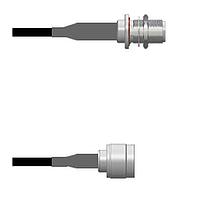 Amphenol Custom Cable Q-1X02N0008007i RF Cable Assemblies N-SJB/N-SP RG58 7I