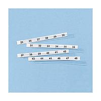 Panduit C6PPLK25-48 Modular 6 Port Patch Panel Replacement Label/Label Cover Kit Replacement Lbl Kit for M6 Style Modu