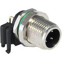 Bulgin PXMBNI12RAM04APCM12 Right Angle M12 A-coding 4 Pins Male R/A Mount