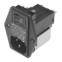 Delta Electronics, Inc. 10SB3S Modules IEC Filter, Compact, 115/250VAC, 10A, Screw Mounting, N/A-Lug, Single Fuse