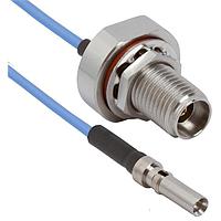 Amphenol SV Microwave FB292-047-MV67.3SMPS-120 RF Cable Assemblies 2.92mm BKHD F  VITA 67.3 SMPS12"Cable