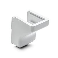 HellermannTyton TSR1W-50 Wire Ducting & Raceways Ceiling Drop, 3/4",PVC, White, 10 Individual/bg