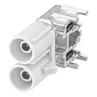 Rosenberger 59S2MU-40MT5-I PCB Connectors PlugPCBoardSolderPns Right Angle I Beige