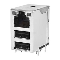 Bel Magnetic Solutions 0862-1J1T-43-F Magnetic Jack RJ45 Connector