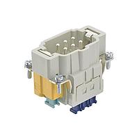 HARTING 09330062678 Inserts Han 6ES Press male insert (w/ PE Press)