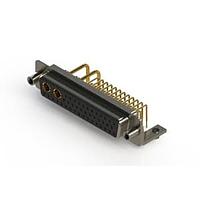 EDAC 630-43W2250-1TD Mixed Contact D-Sub Connectors Right-angle Power Combo D-Sub Connector