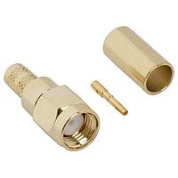 Amphenol RF 132113RP-10 Connectors SMA StrghtCrimpPlug Reverse Polarity