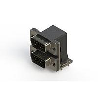 EDAC 661-009-364-031 Dual Port D-Sub Connectors Right-angle Dual Port D-Sub Connector