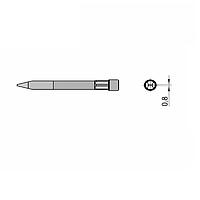 WELLER THM B (T0054490599) Soldering Tip