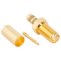 Amphenol RF 132197RP Connectors RF Connector RP-SMA Straight Crimp Jack RG-55 RG-142 RG-223 RG-400 50 Ohm