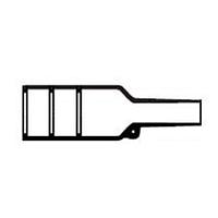 Raychem - TE Connectivity 202K142-100/184-0 Molded Boot, Circular 202K142-100/184-0