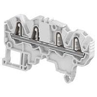 Entrelec - TE Connectivity ZK2.5-4P Feed Through Terminal Block Aut SNK PI-Spring