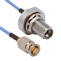 Amphenol SV Microwave FB292-047-FB292-120 RF Cable Assemblies 2.92mm BKHD F  2.92mm BKHD F 12"Cable